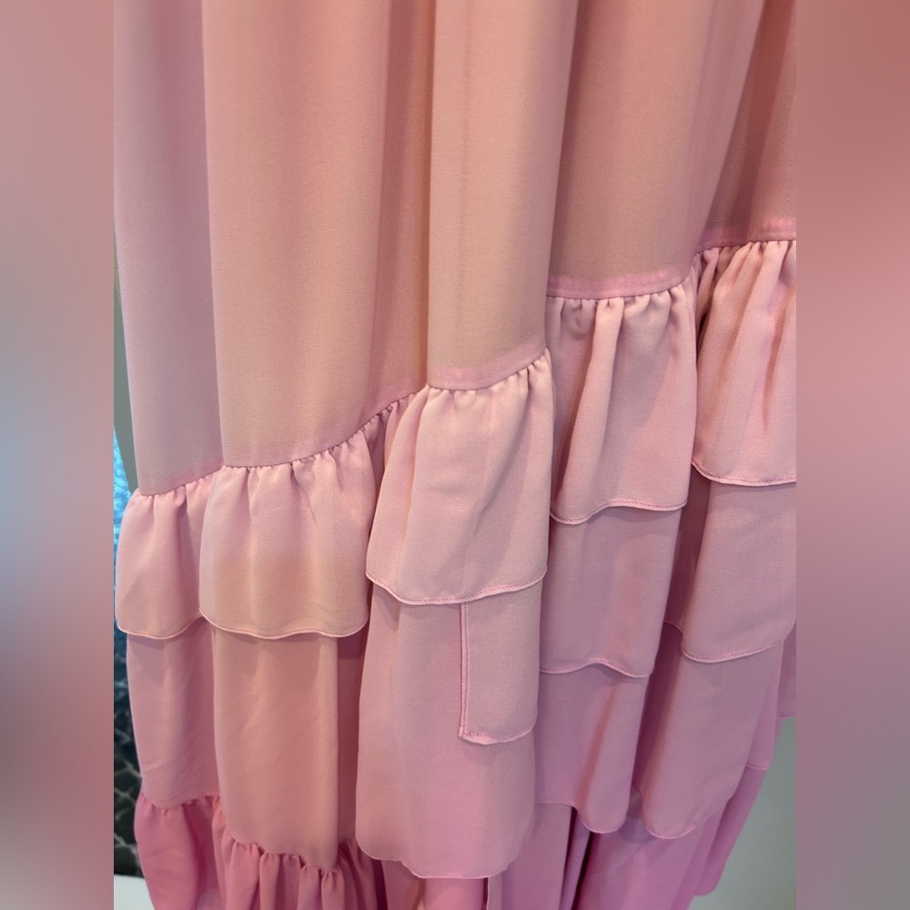 BHLDN Anthropologie V Neck Ombré Maxi Dress - worn once - Picture 8 of 12